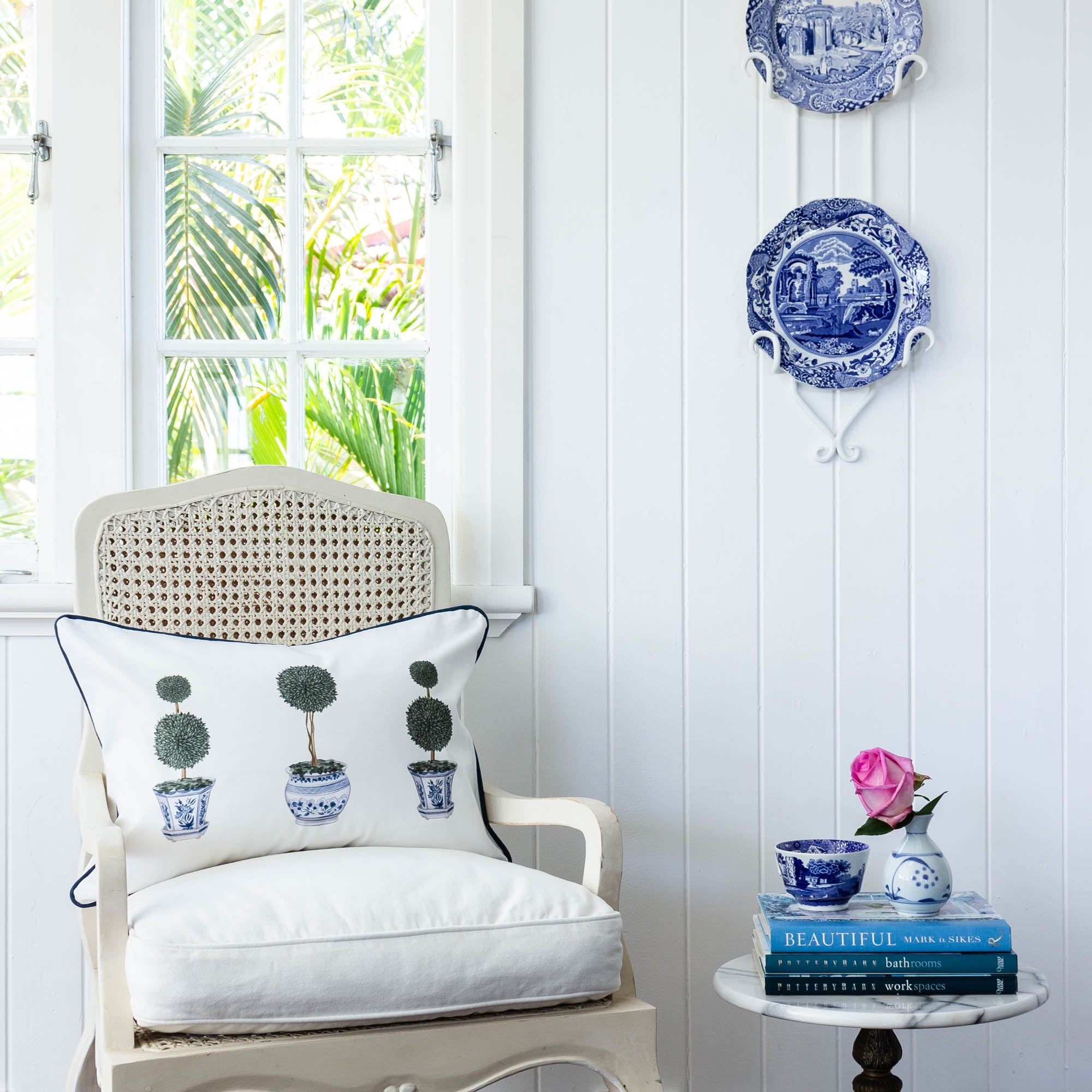 Topiary tree cushion