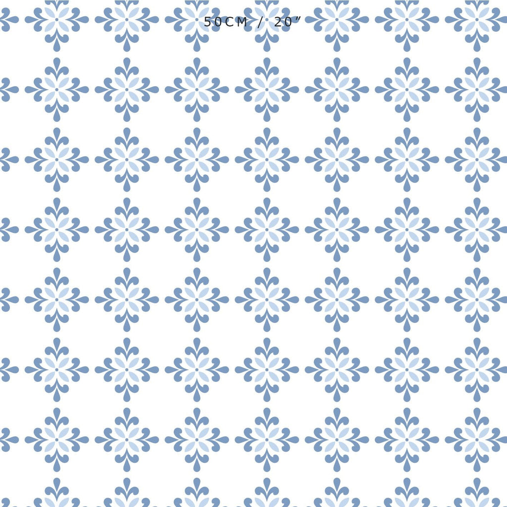 Amalfi Flower Fabric - Breeze-Serenity - Hydrangea Lane Home