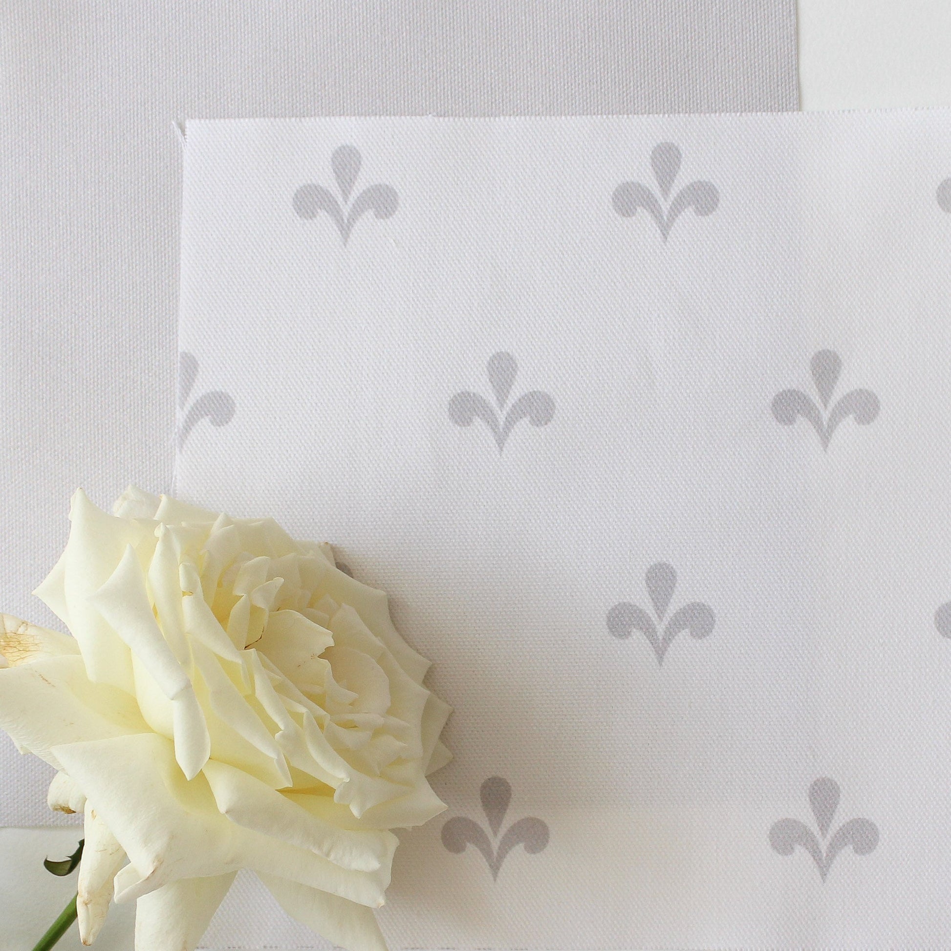 Amalfi Swish Fabric - Dove - Hydrangea Lane Home