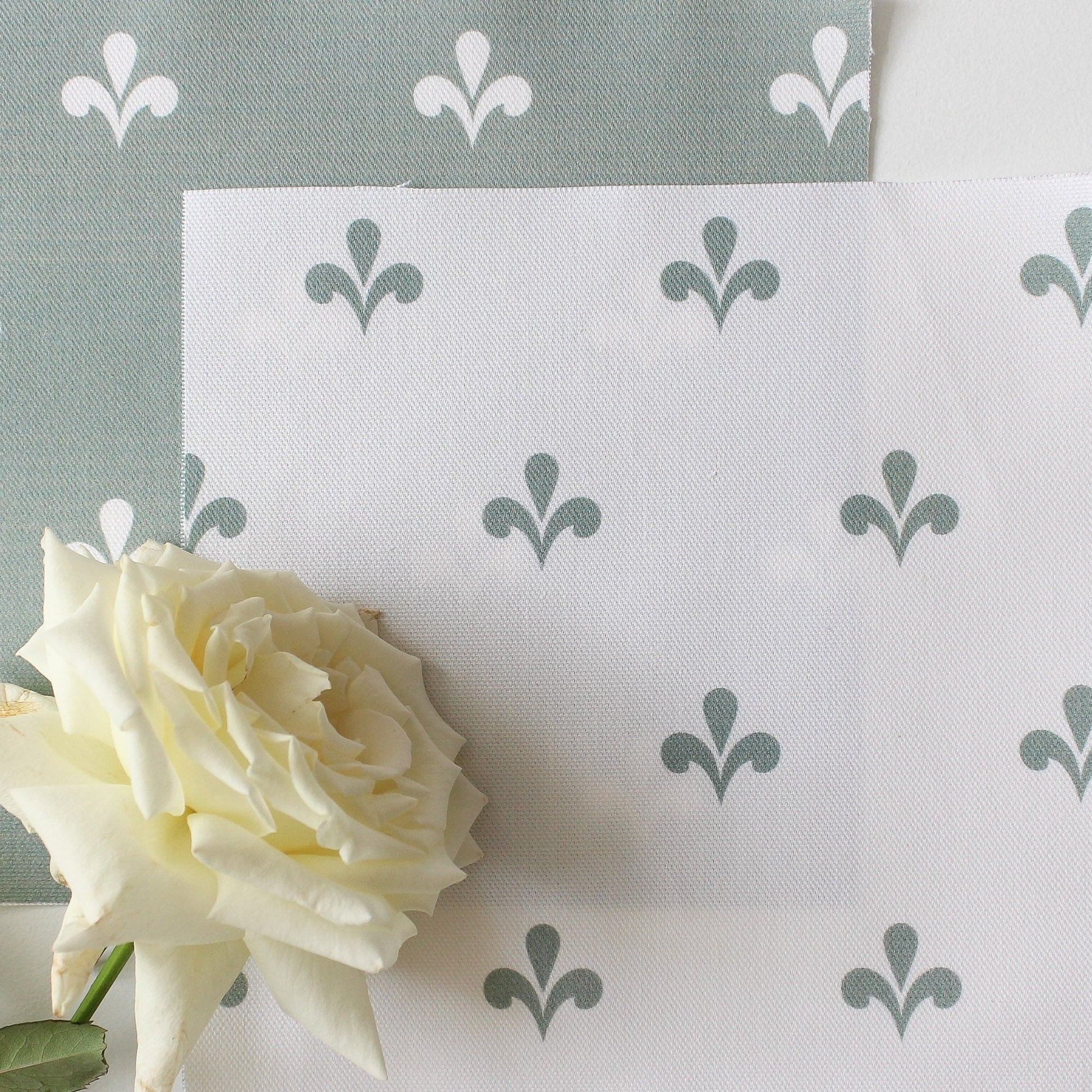 Amalfi Swish Fabric - Eucalyptus - Hydrangea Lane Home