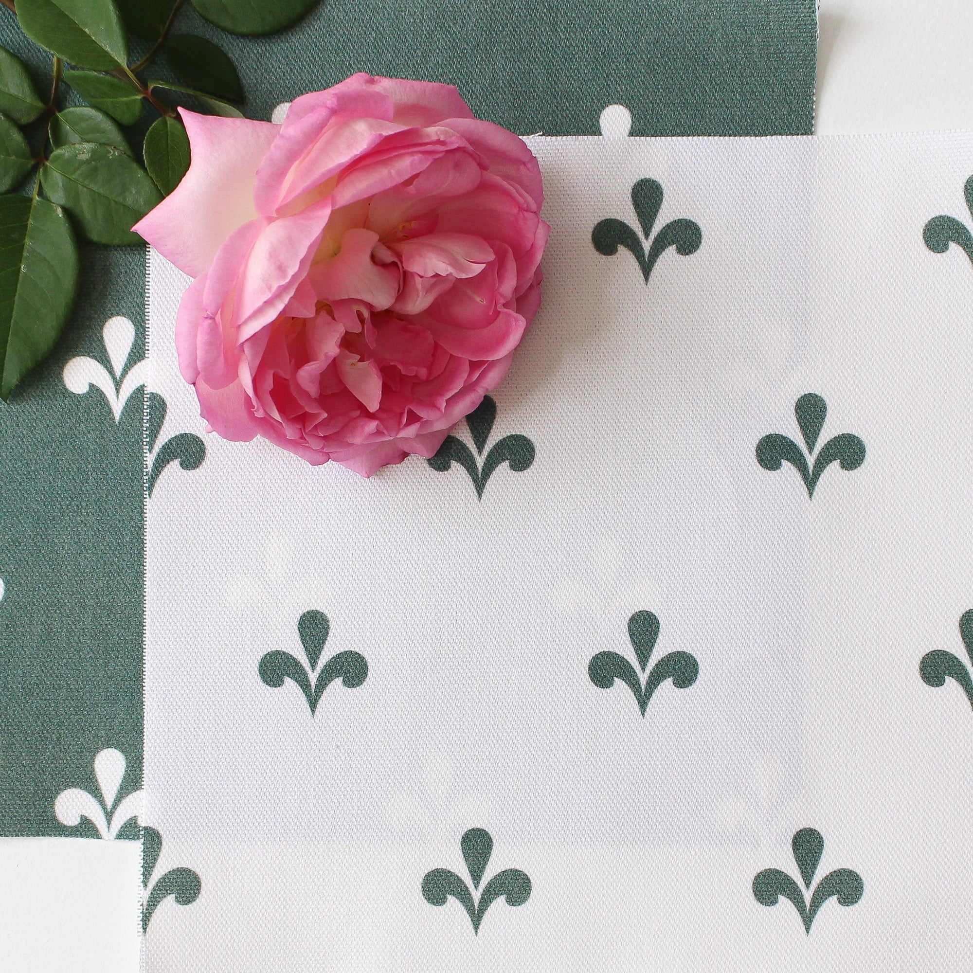 Amalfi Swish Fabric - Leaf - Hydrangea Lane Home