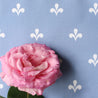 Amalfi Swish Reverse Fabric - Breeze - Hydrangea Lane Home
