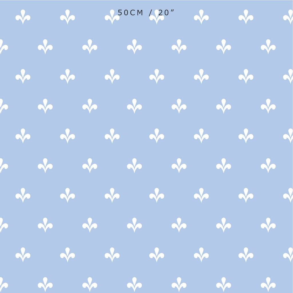 Amalfi Swish Reverse Fabric - Cornflower - Hydrangea Lane Home