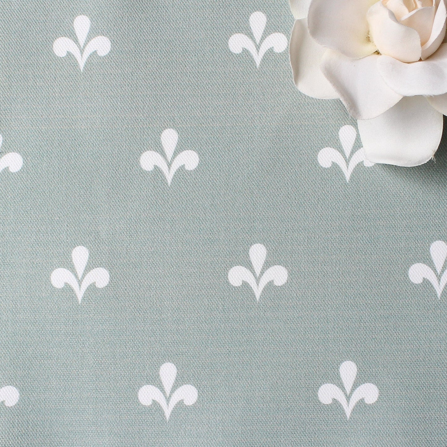 Amalfi Swish Reverse Fabric - Eucalyptus - Hydrangea Lane Home