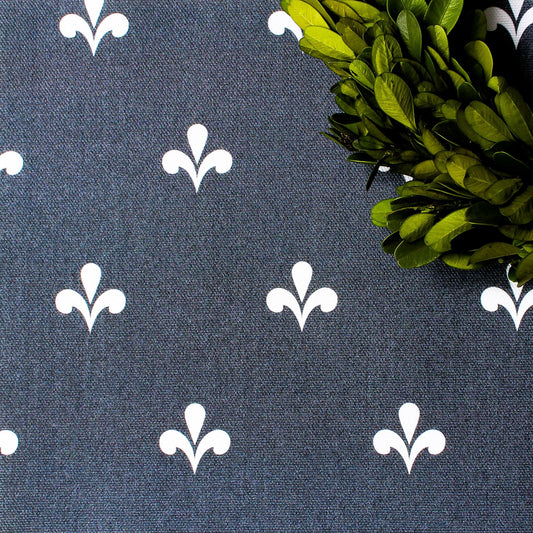 Amalfi Swish Reverse Fabric - Graphite - Hydrangea Lane Home