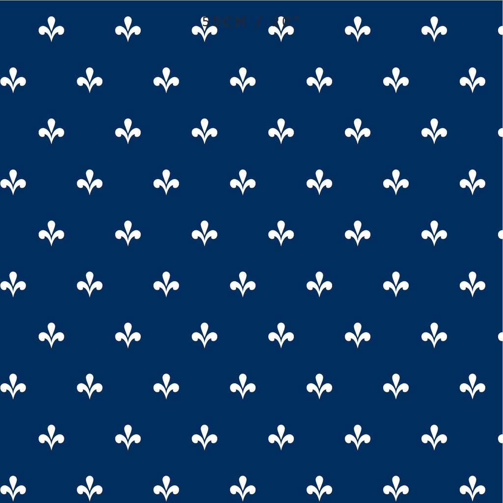 Amalfi Swish Reverse Fabric - Navy - Hydrangea Lane Home