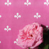 Amalfi Swish Reverse Fabric - Raspberry - Hydrangea Lane Home