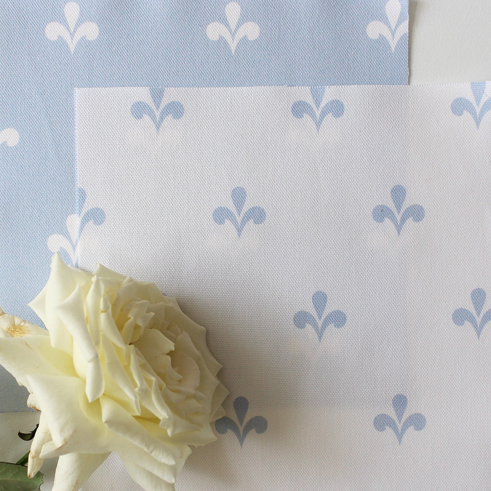 Amalfi Swish Reverse Fabric - Serenity - Hydrangea Lane Home
