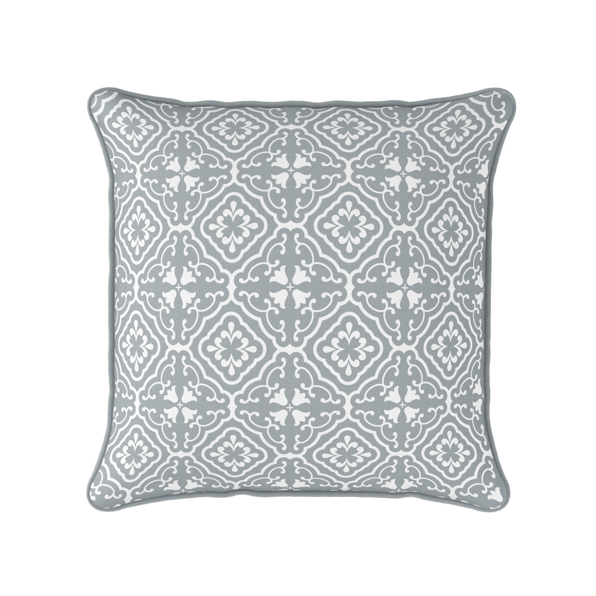 Amalfi Tulip Scroll Cushion - Neutrals - Hydrangea Lane Home