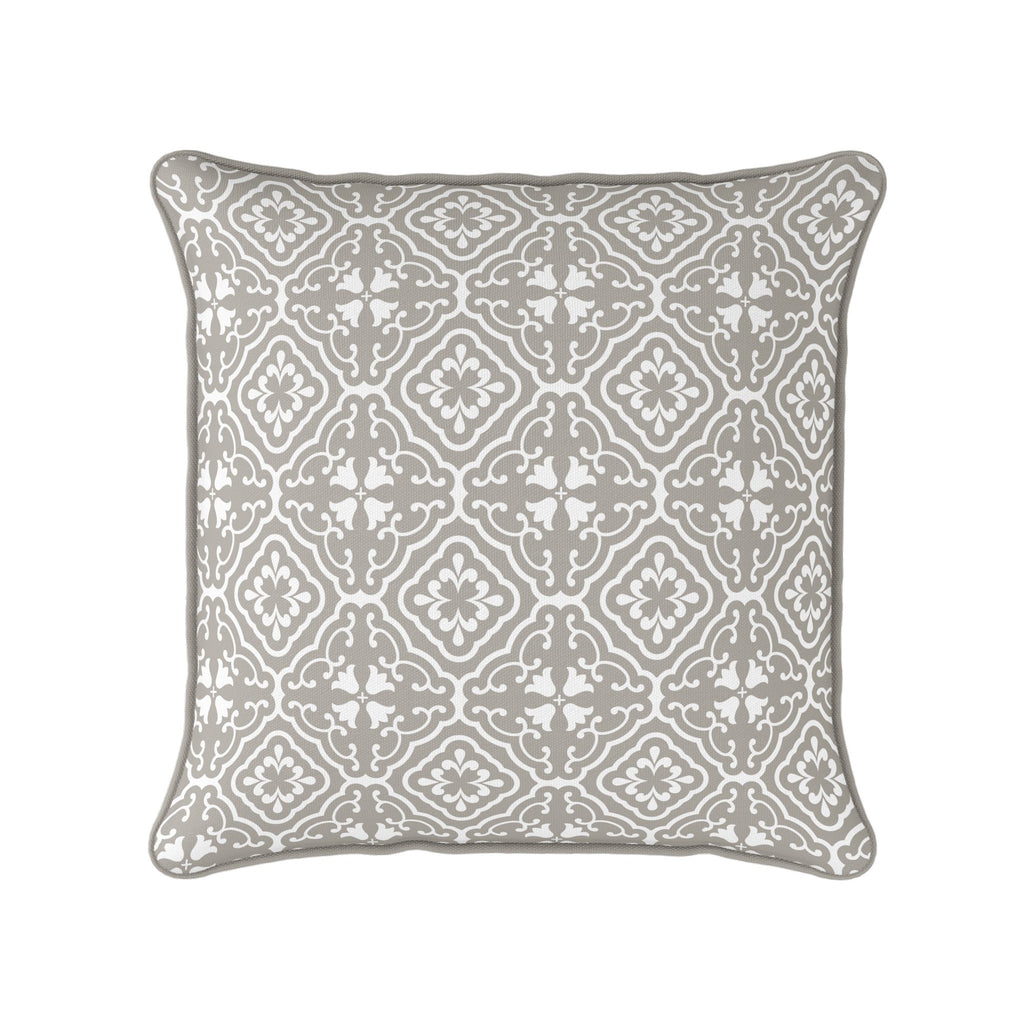 Amalfi Tulip Scroll Cushion - Neutrals - Hydrangea Lane Home