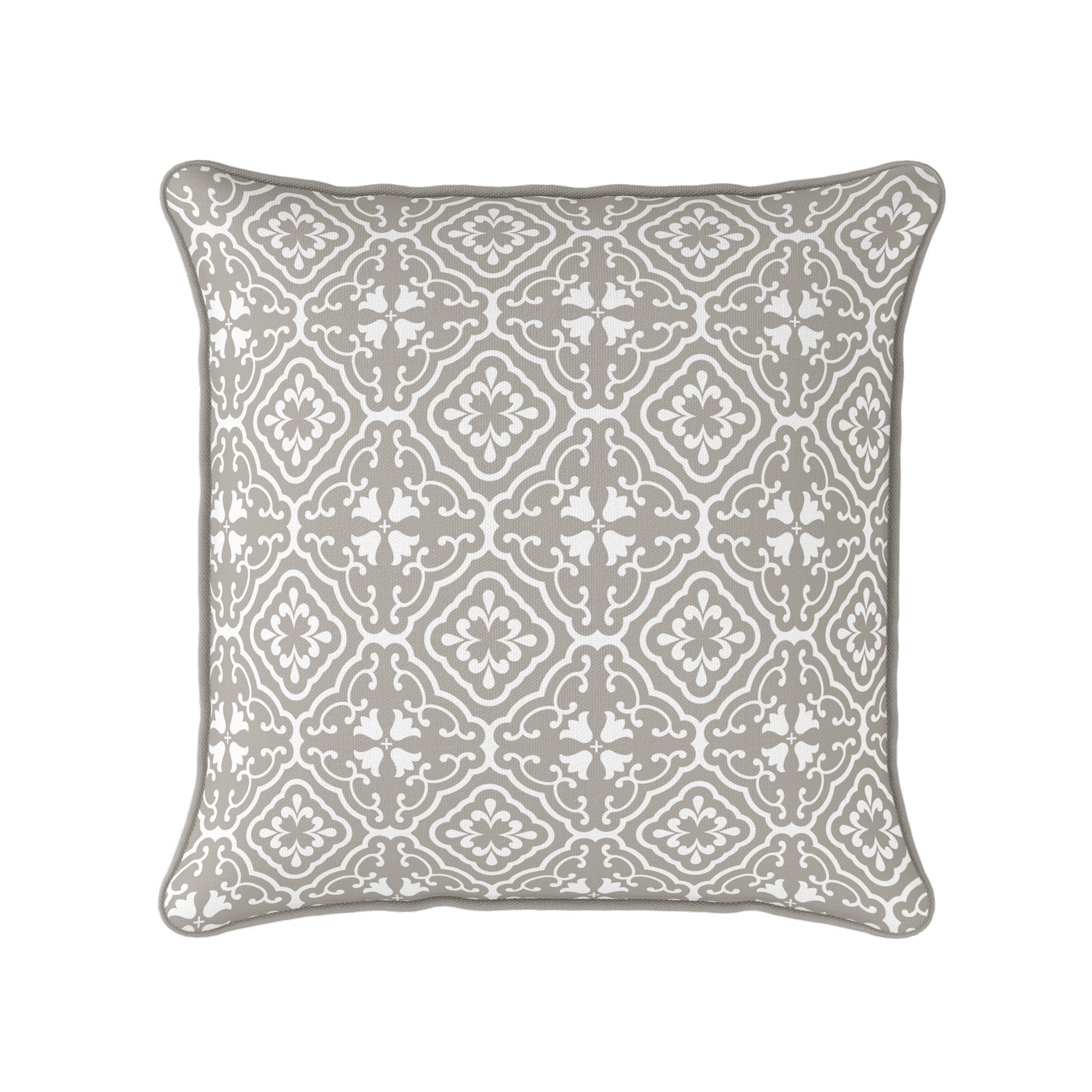 Amalfi Tulip Scroll Cushion - Neutrals - Hydrangea Lane Home