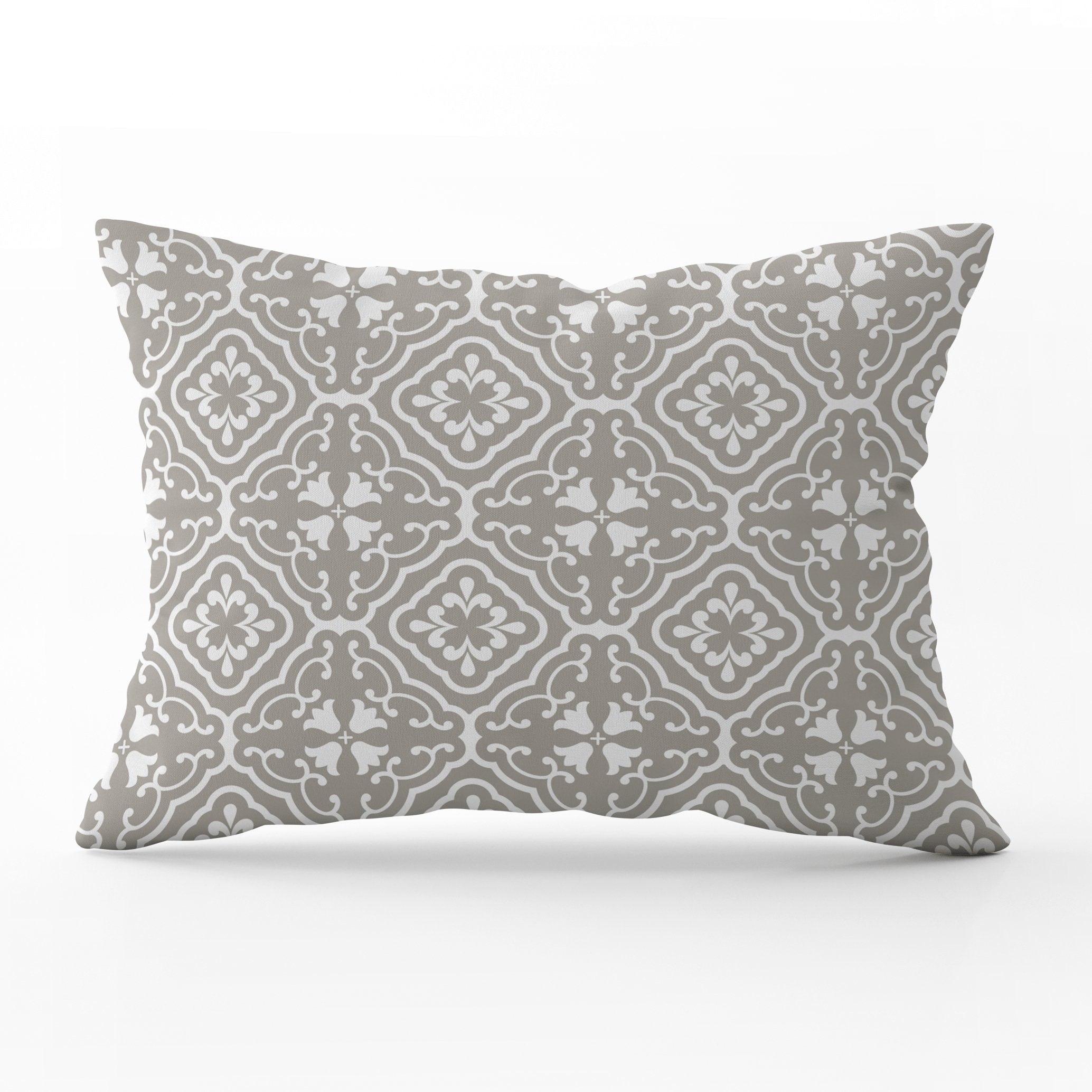 Amalfi Tulip Scroll Cushion - Neutrals - Hydrangea Lane Home