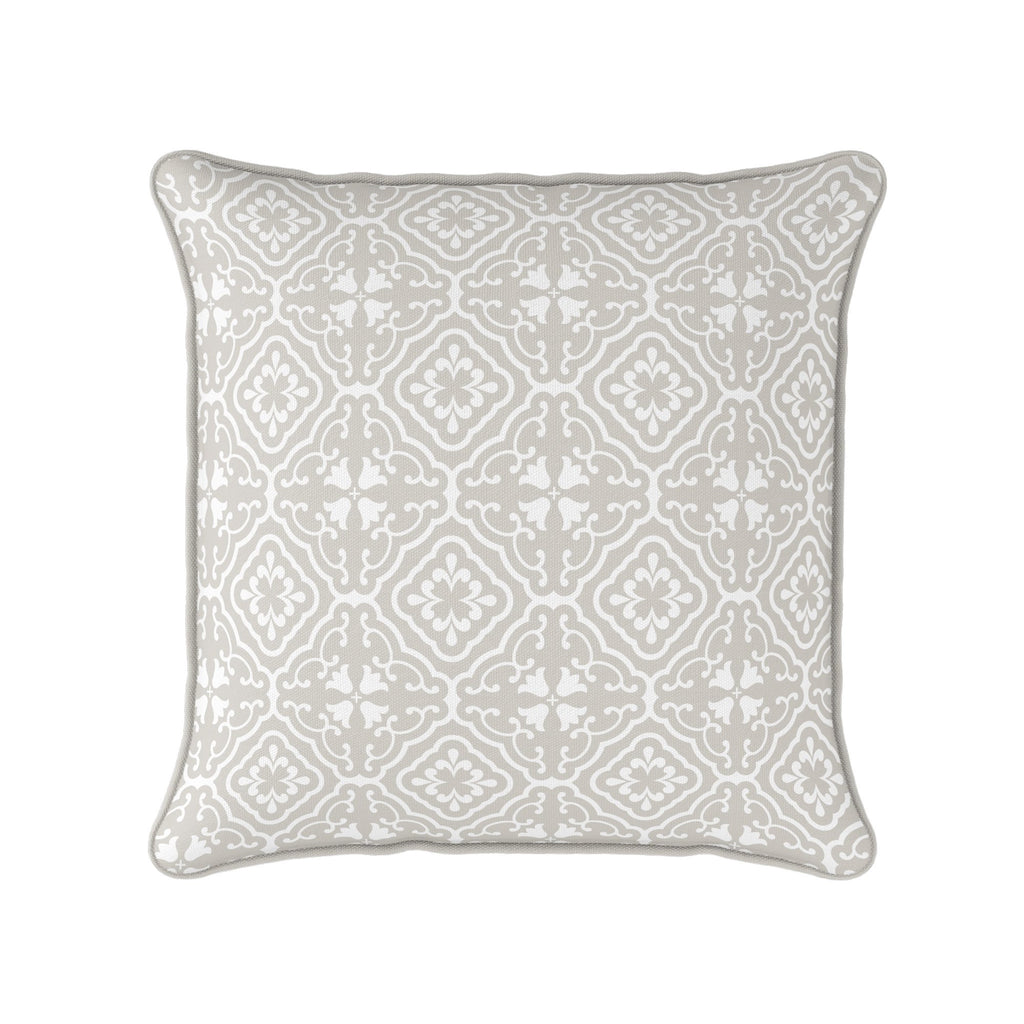 Amalfi Tulip Scroll Cushion - Neutrals - Hydrangea Lane Home