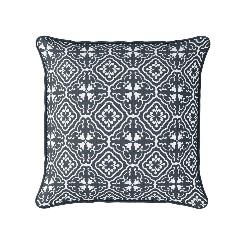 Amalfi Tulip Scroll Cushion - Neutrals - Hydrangea Lane Home