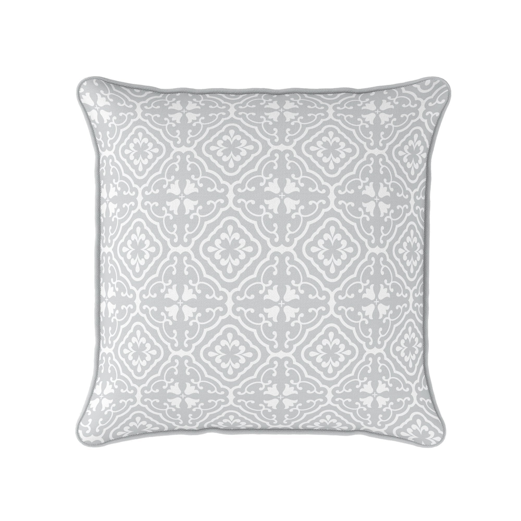 Amalfi Tulip Scroll Cushion - Neutrals - Hydrangea Lane Home