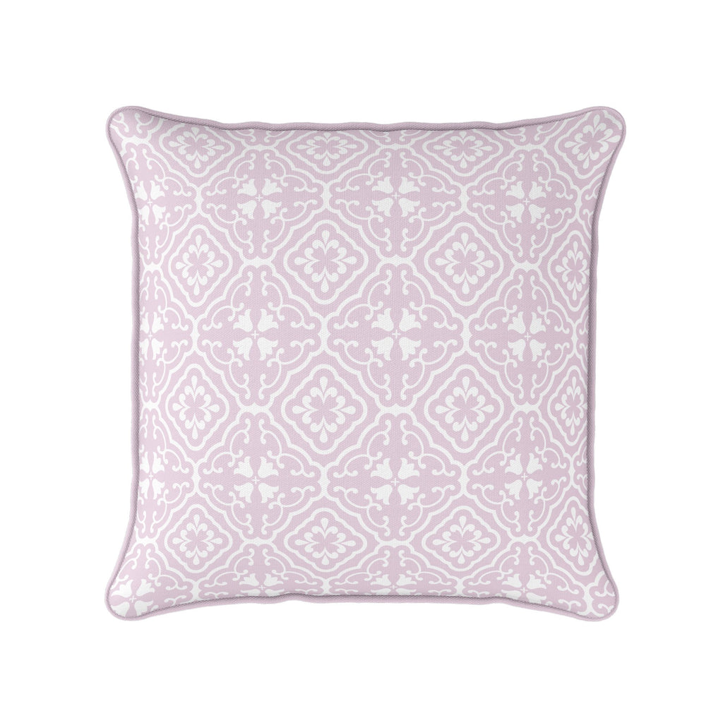 Amalfi Tulip Scroll Cushion - Pinks - Hydrangea Lane Home