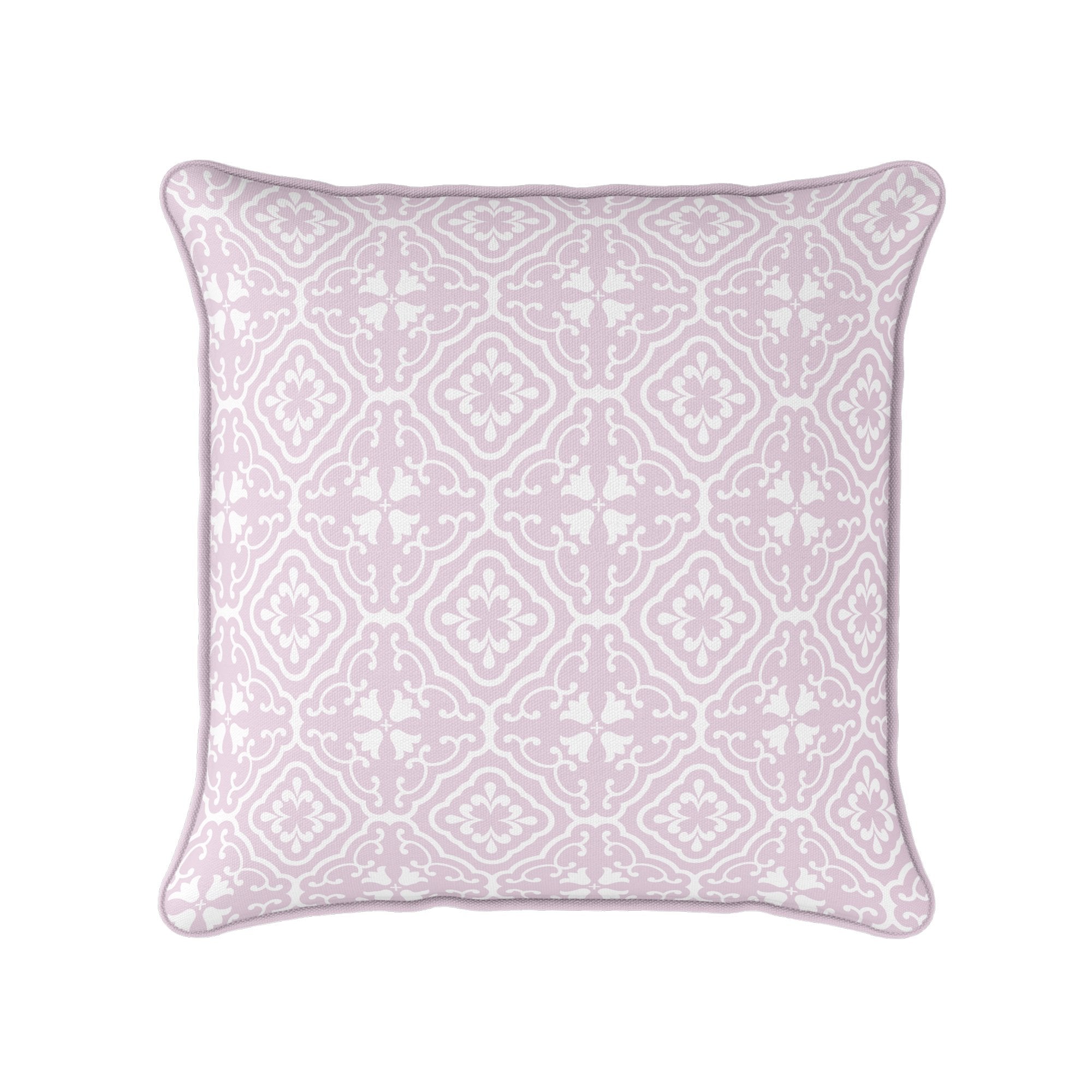 Amalfi Tulip Scroll Cushion - Pinks - Hydrangea Lane Home