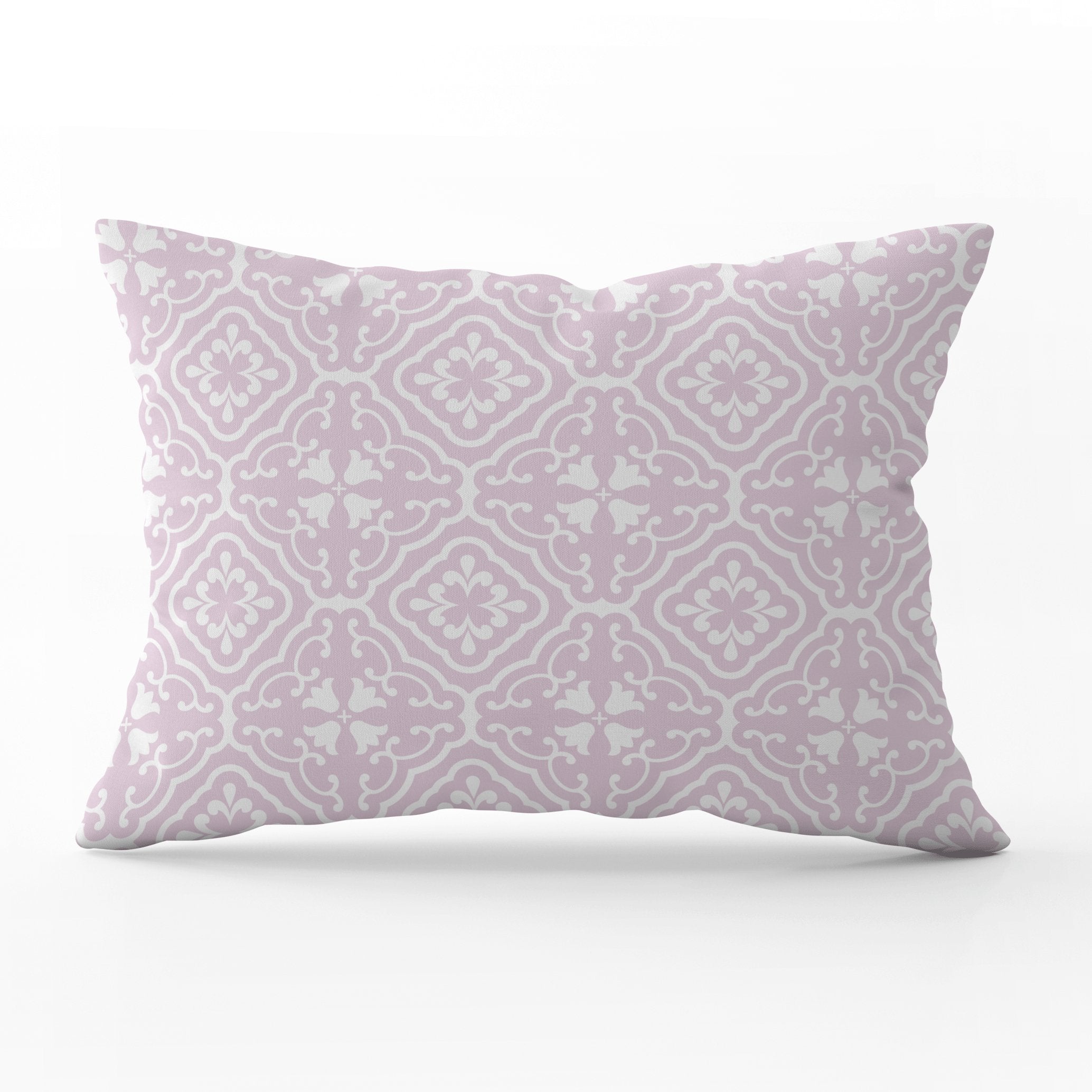 Amalfi Tulip Scroll Cushion - Pinks - Hydrangea Lane Home
