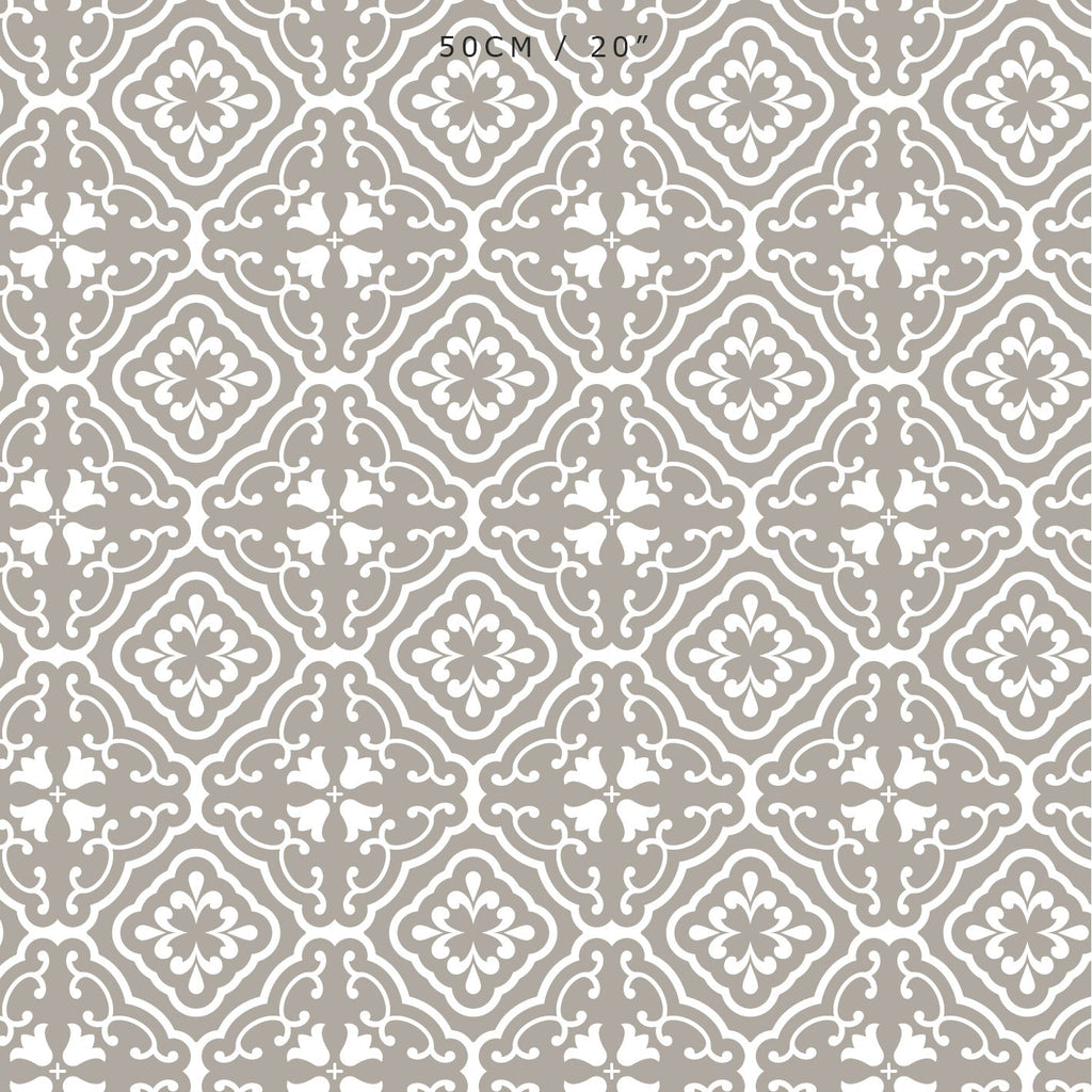 Amalfi Tulip Scroll Fabric - Chateaux - Hydrangea Lane Home