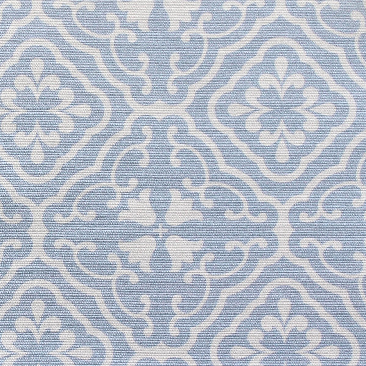 Amalfi Tulip Scroll Fabric - Cornflower - Hydrangea Lane Home