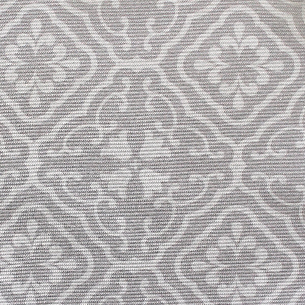 Amalfi Tulip Scroll Fabric - Dove - Hydrangea Lane Home