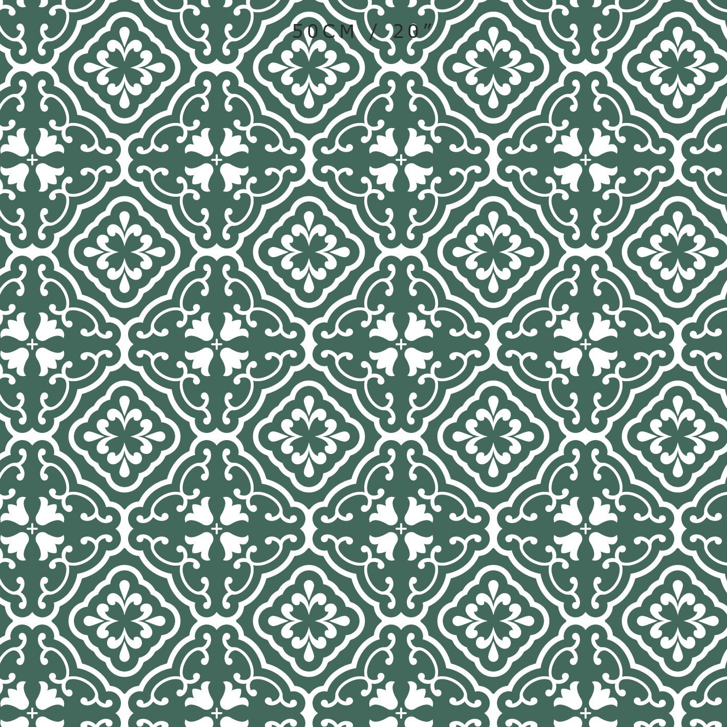 Amalfi Tulip Scroll Fabric - Leaf - Hydrangea Lane Home