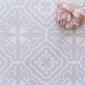 Amalfi Tulip Scroll Fabric - Peony - Hydrangea Lane Home