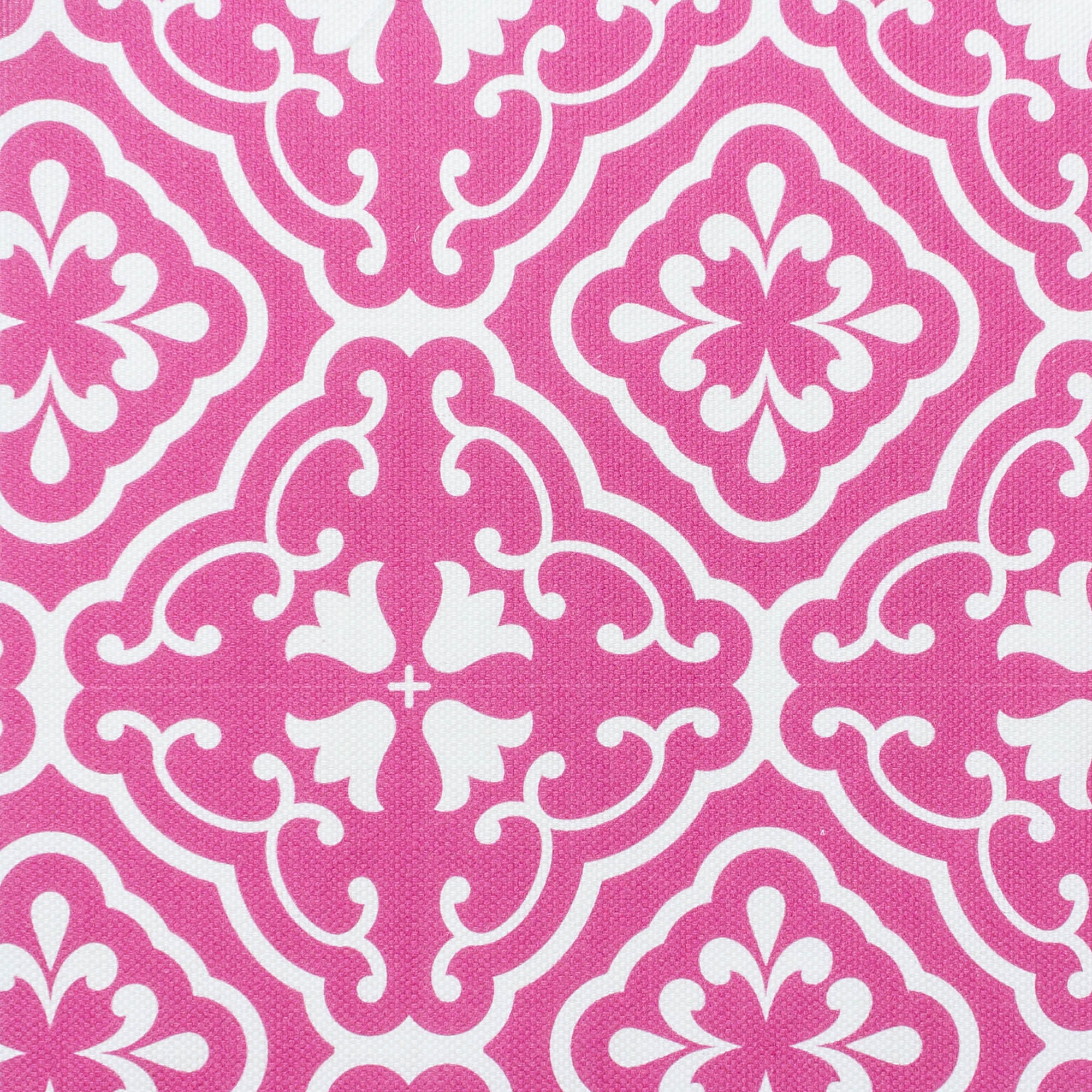 Amalfi Tulip Scroll Fabric - Raspberry - Hydrangea Lane Home