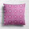 Amalfi Tulip Scroll Fabric - Raspberry - Hydrangea Lane Home