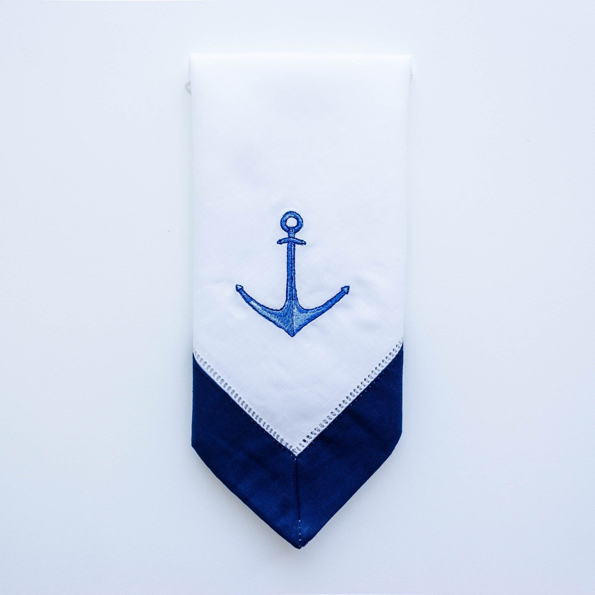 Anchor Embroidered Napkin - Hydrangea Lane Home