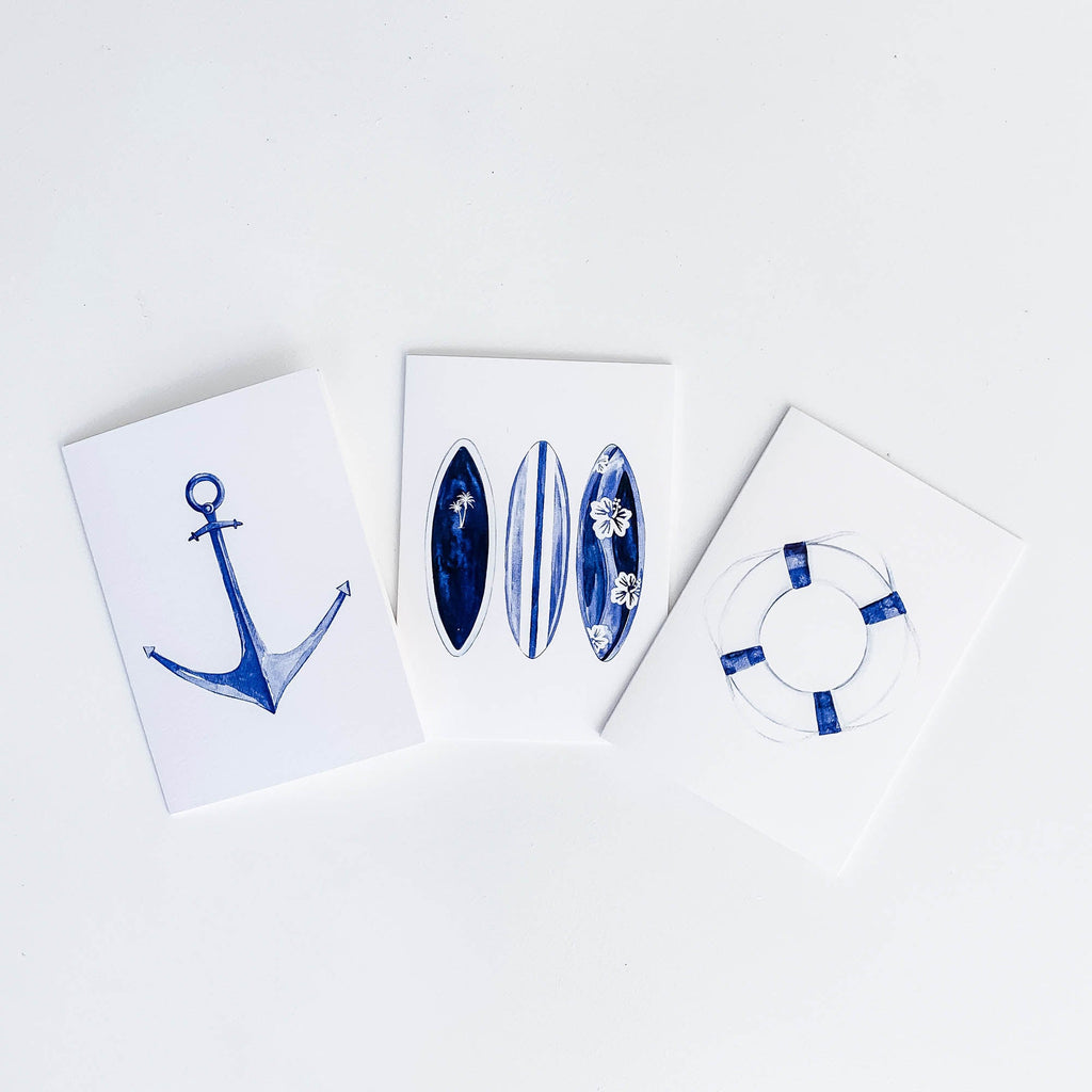 Anchor Greeting Card - Hydrangea Lane Home