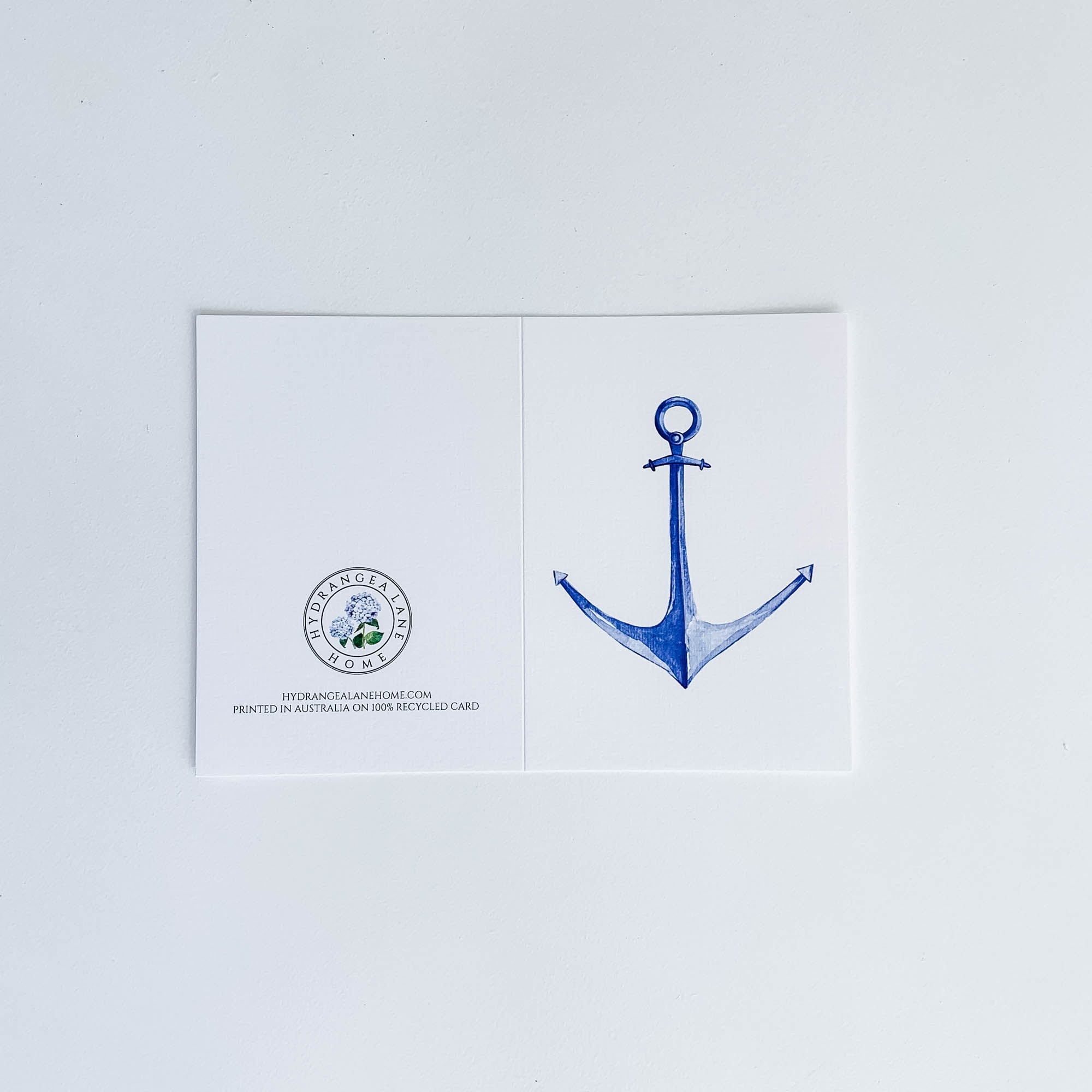 Anchor Greeting Card - Hydrangea Lane Home
