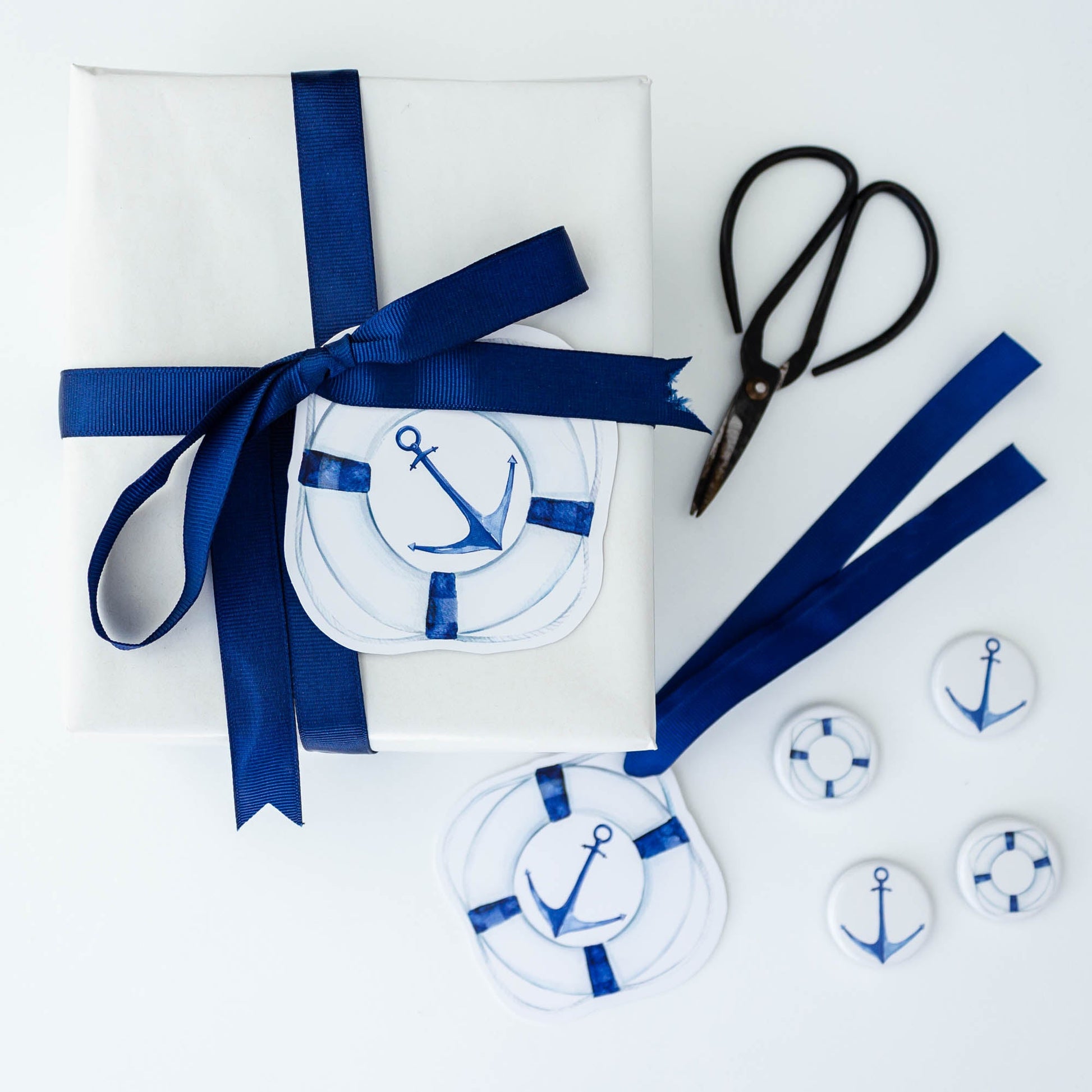 Anchor Shaped Gift Tag Set - Hydrangea Lane Home