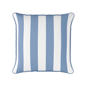 Awning Stripe Cushion - Blues - Hydrangea Lane Home