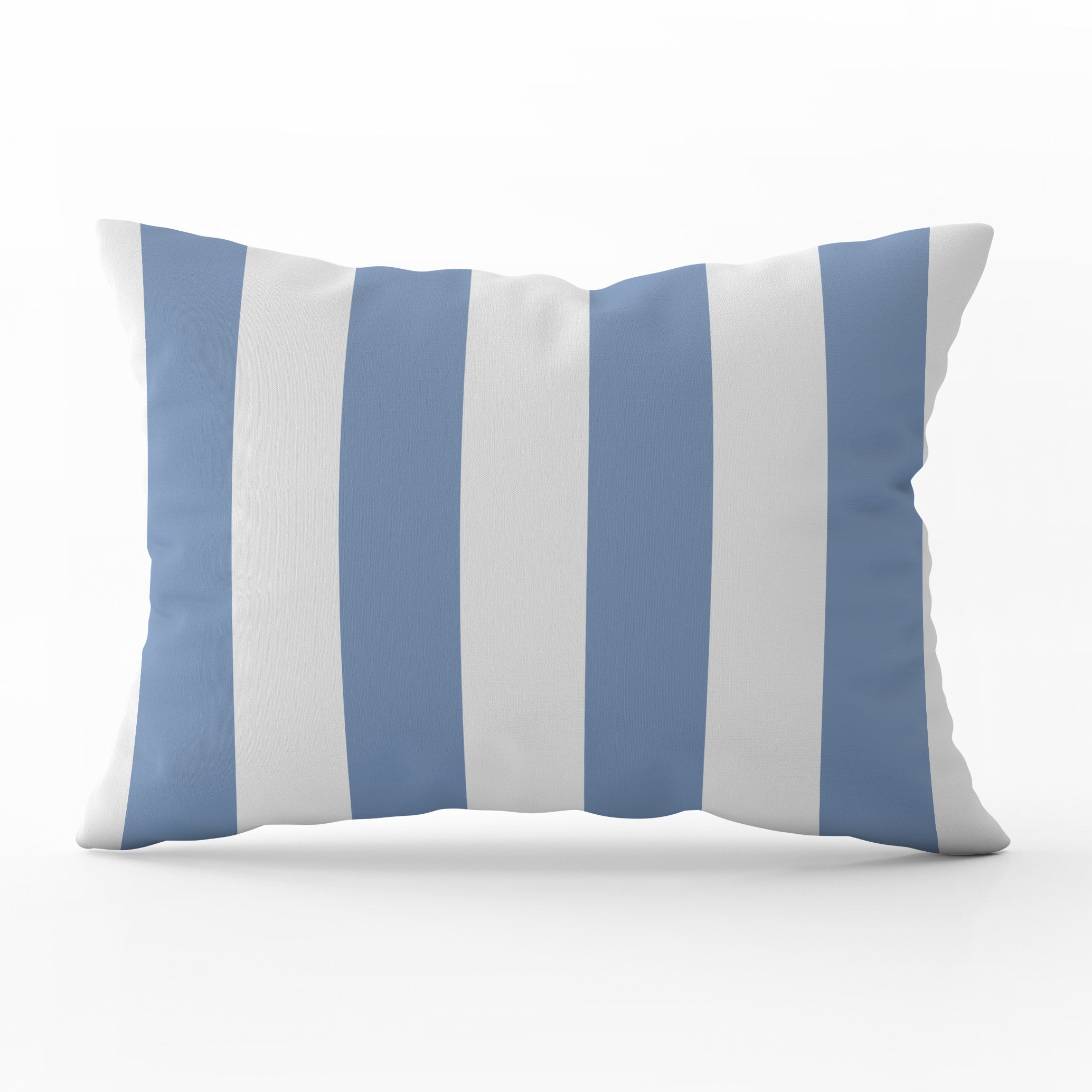 Awning Stripe Cushion - Blues - Hydrangea Lane Home