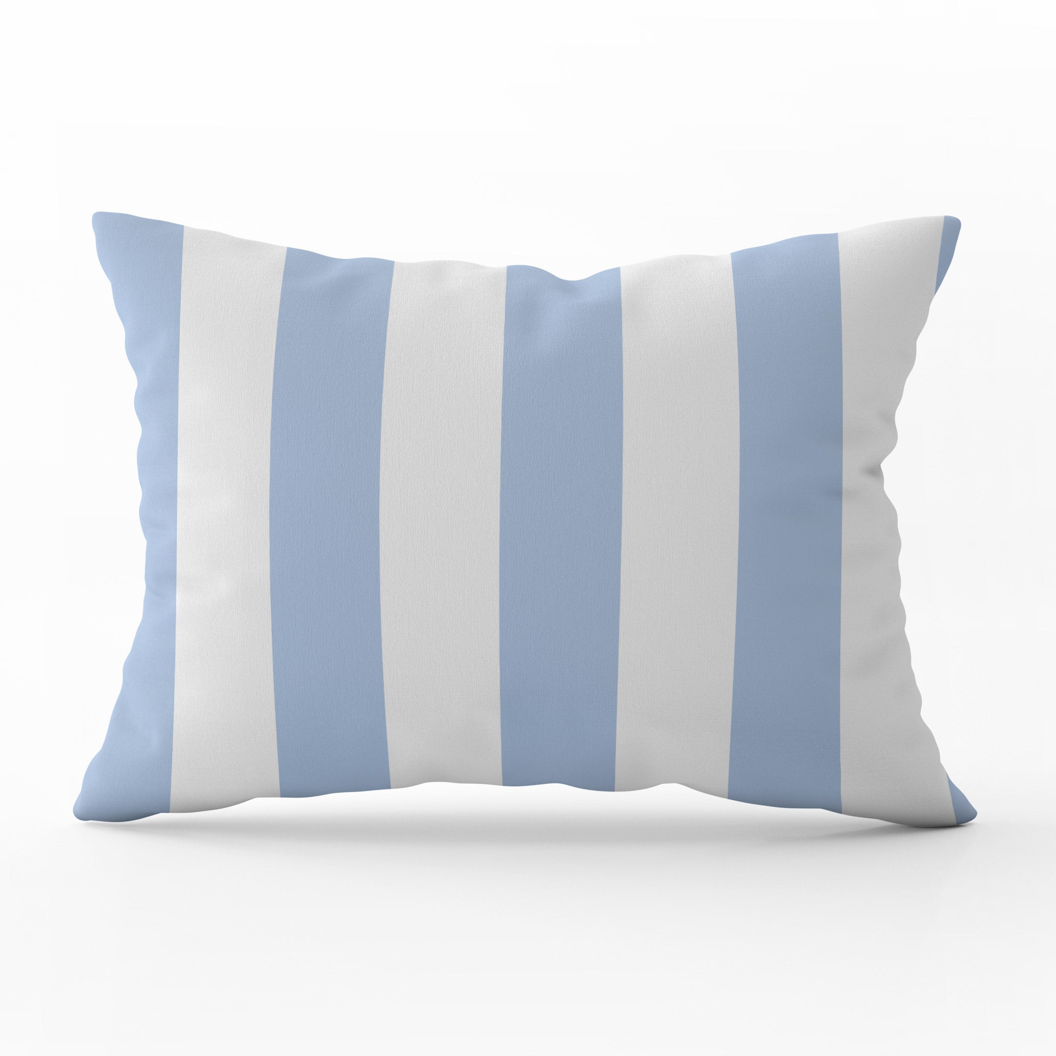 Awning Stripe Cushion - Blues - Hydrangea Lane Home