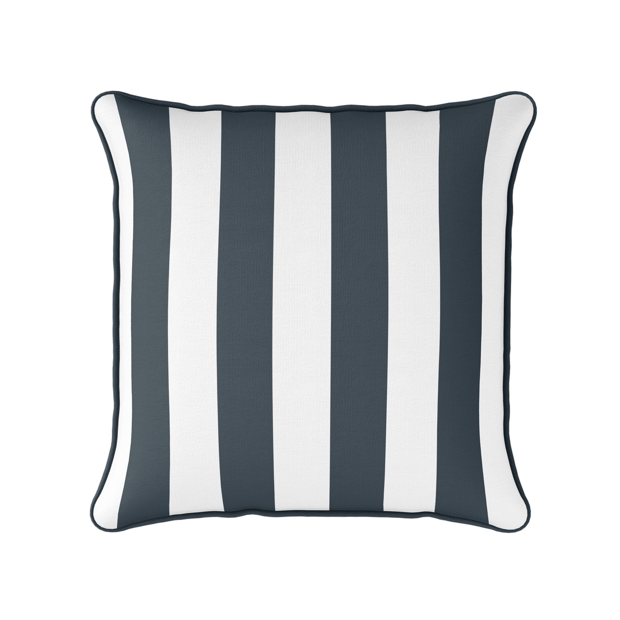Awning Stripe Cushion - Neutrals - Hydrangea Lane Home