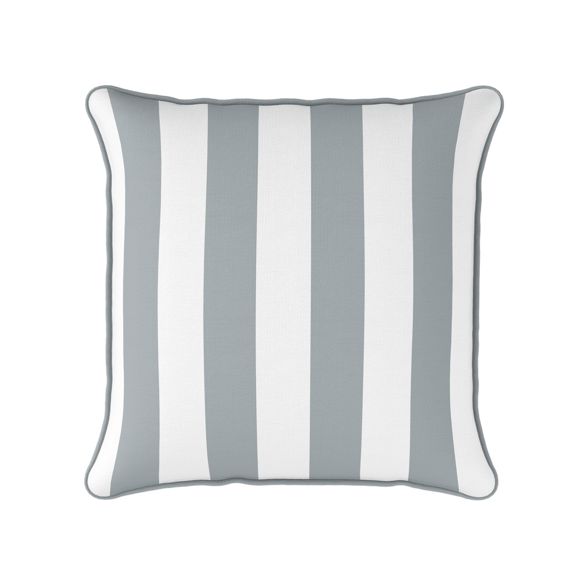 Awning Stripe Cushion - Neutrals - Hydrangea Lane Home