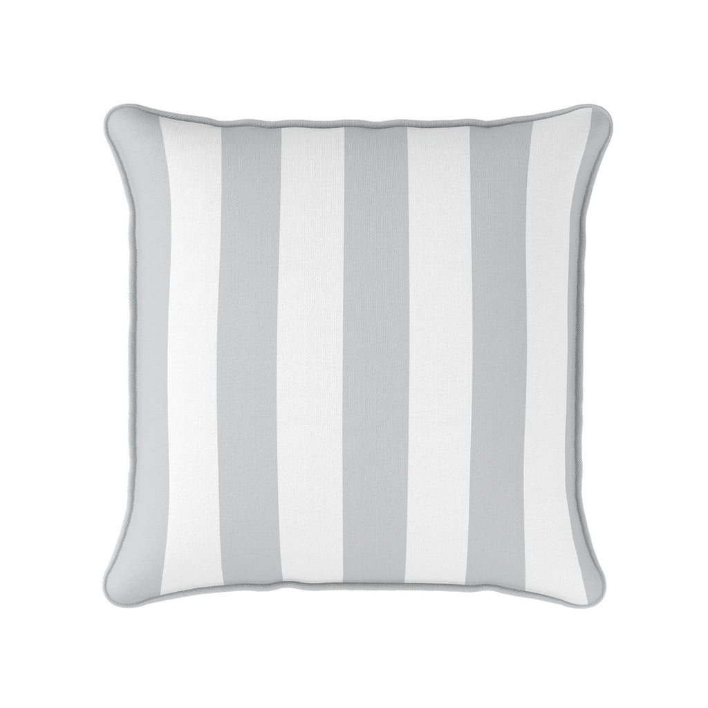 Awning Stripe Cushion - Neutrals - Hydrangea Lane Home
