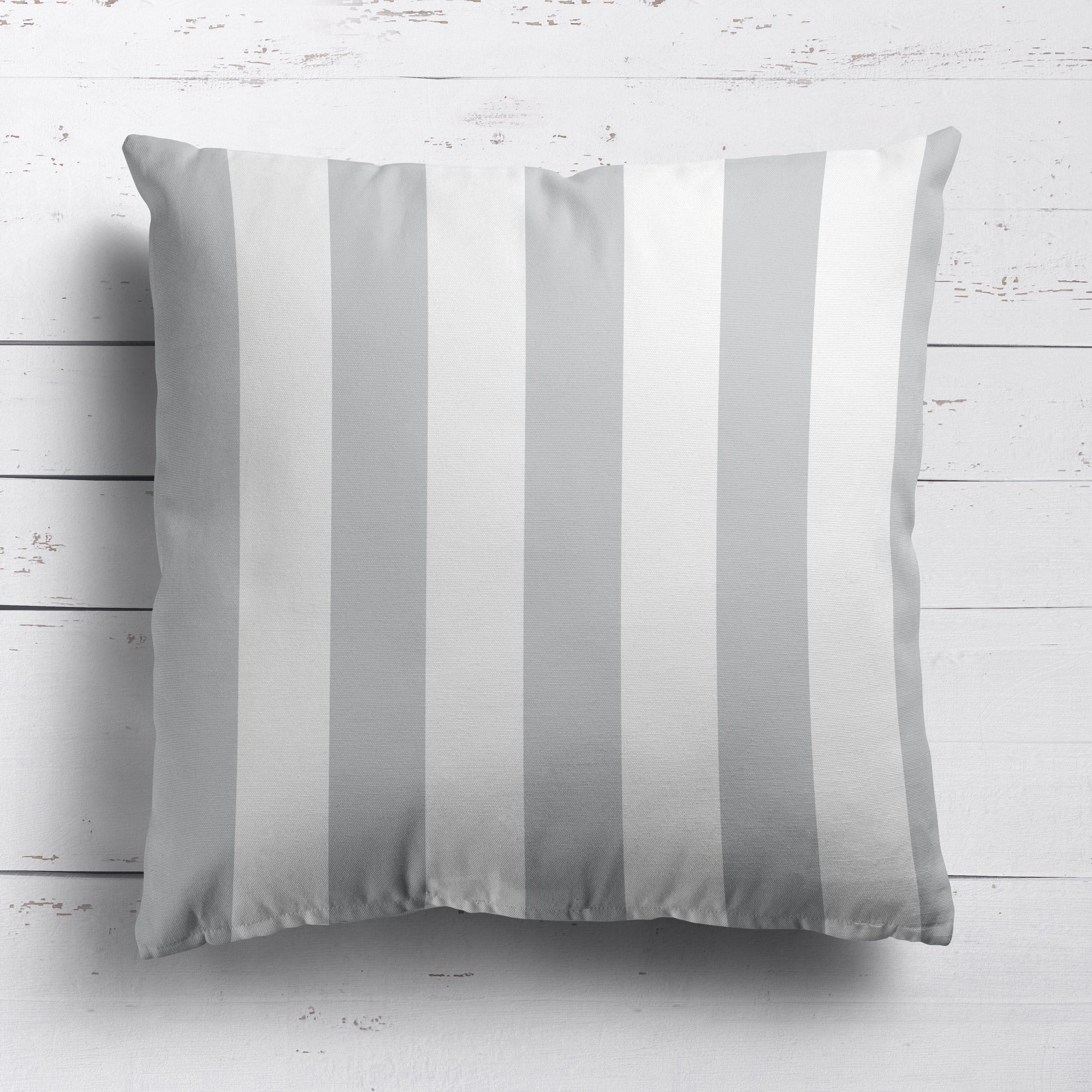 Awning Stripe Cushion - Neutrals - Hydrangea Lane Home