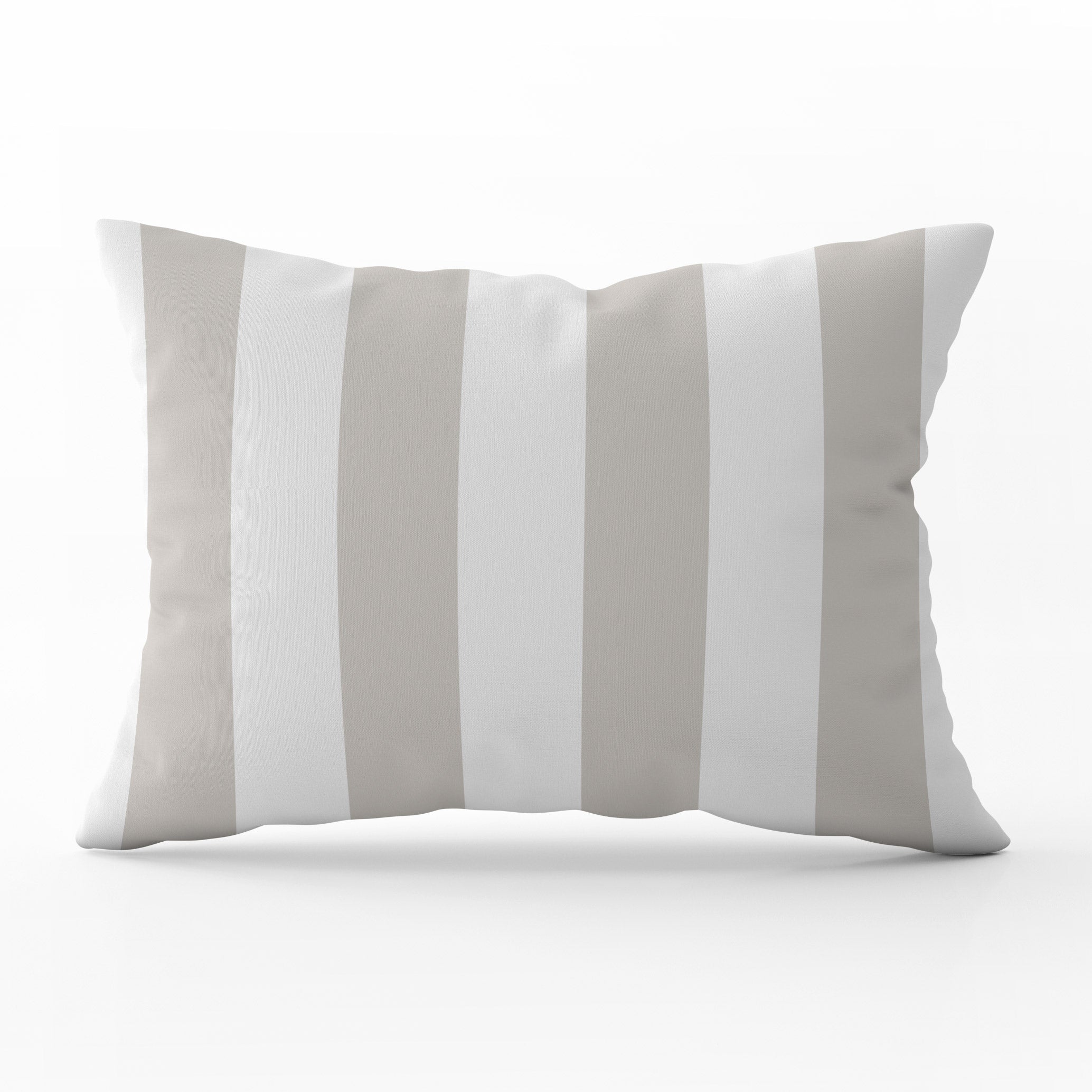 Awning Stripe Cushion - Neutrals - Hydrangea Lane Home