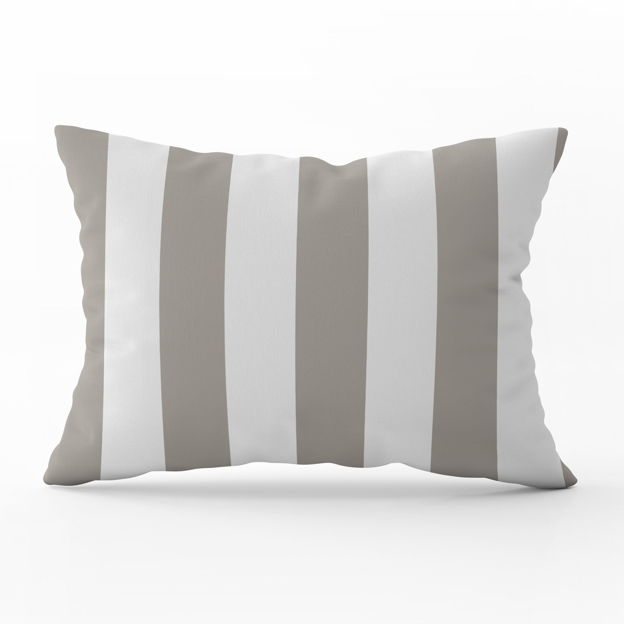 Awning Stripe Cushion - Neutrals - Hydrangea Lane Home