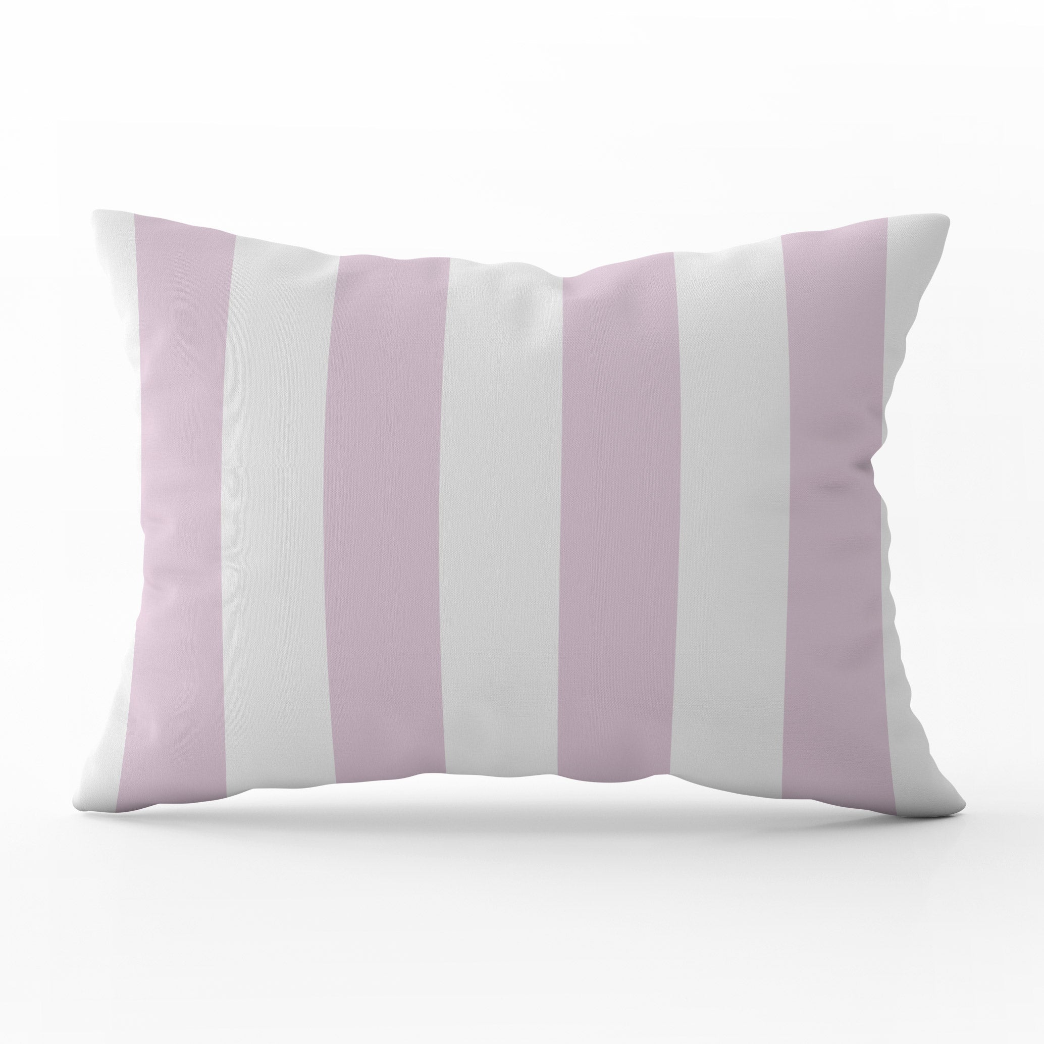 Awning Stripe Cushion - Pinks - Hydrangea Lane Home