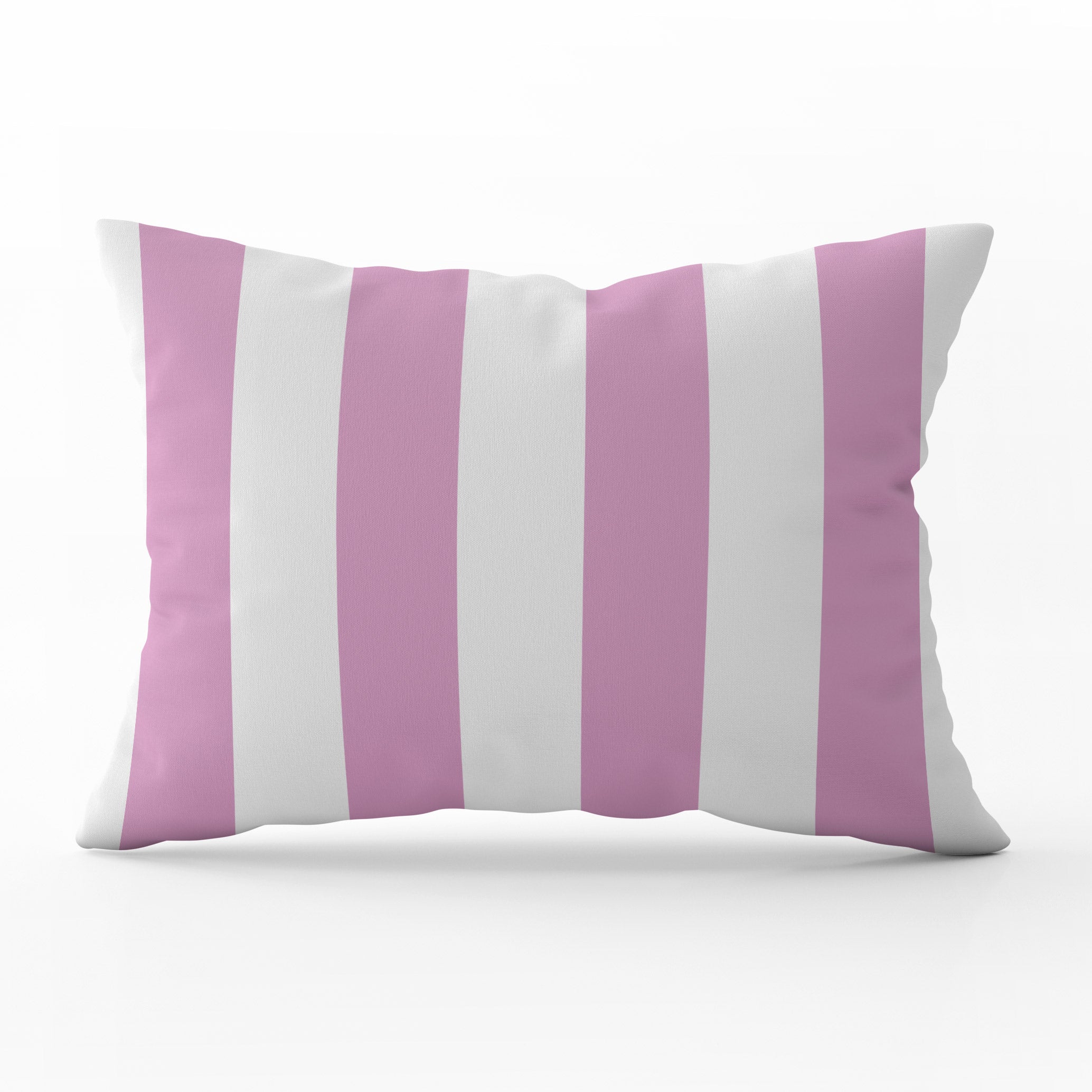 Awning Stripe Cushion - Pinks - Hydrangea Lane Home