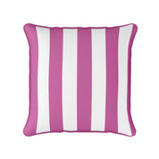 Awning Stripe Cushion - Pinks - Hydrangea Lane Home