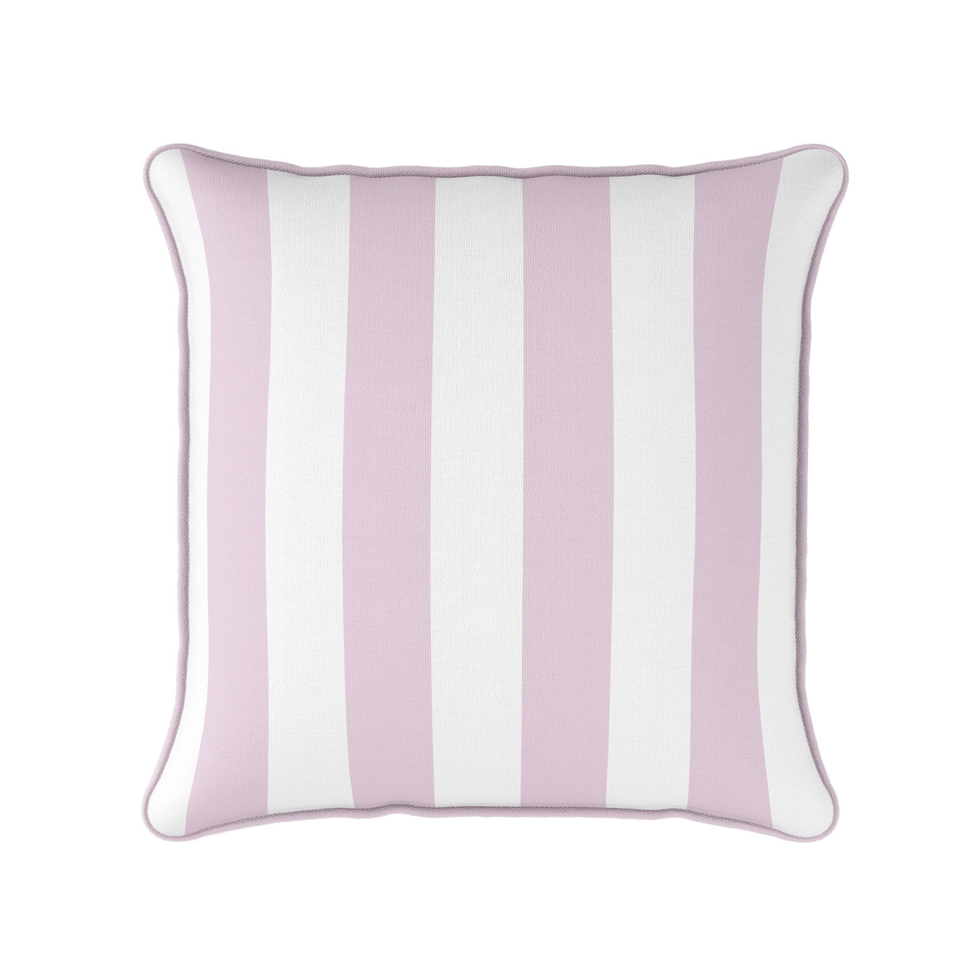 Awning Stripe Cushion - Pinks - Hydrangea Lane Home