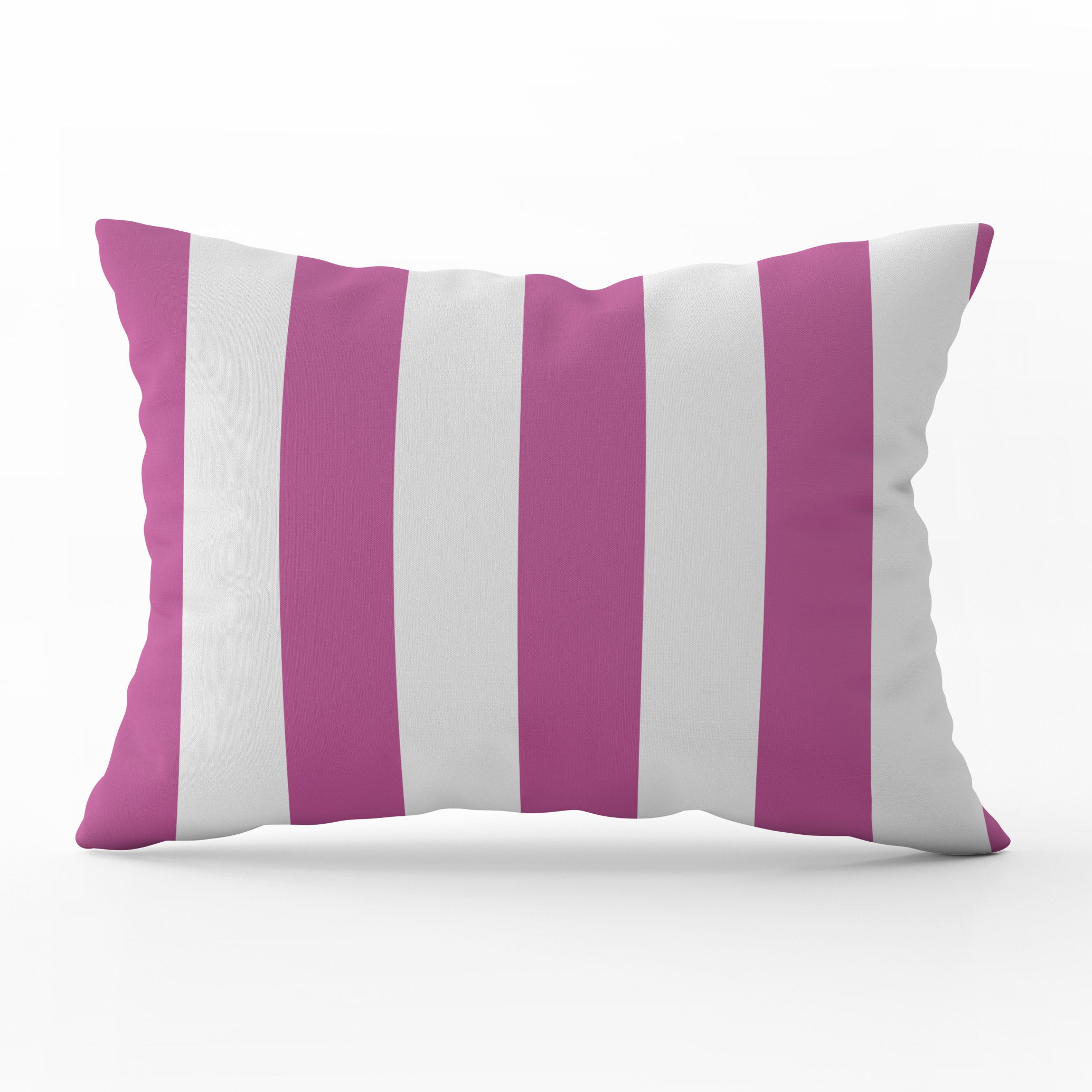 Awning Stripe Cushion - Pinks - Hydrangea Lane Home