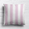 Awning Stripe Cushion - Pinks - Hydrangea Lane Home