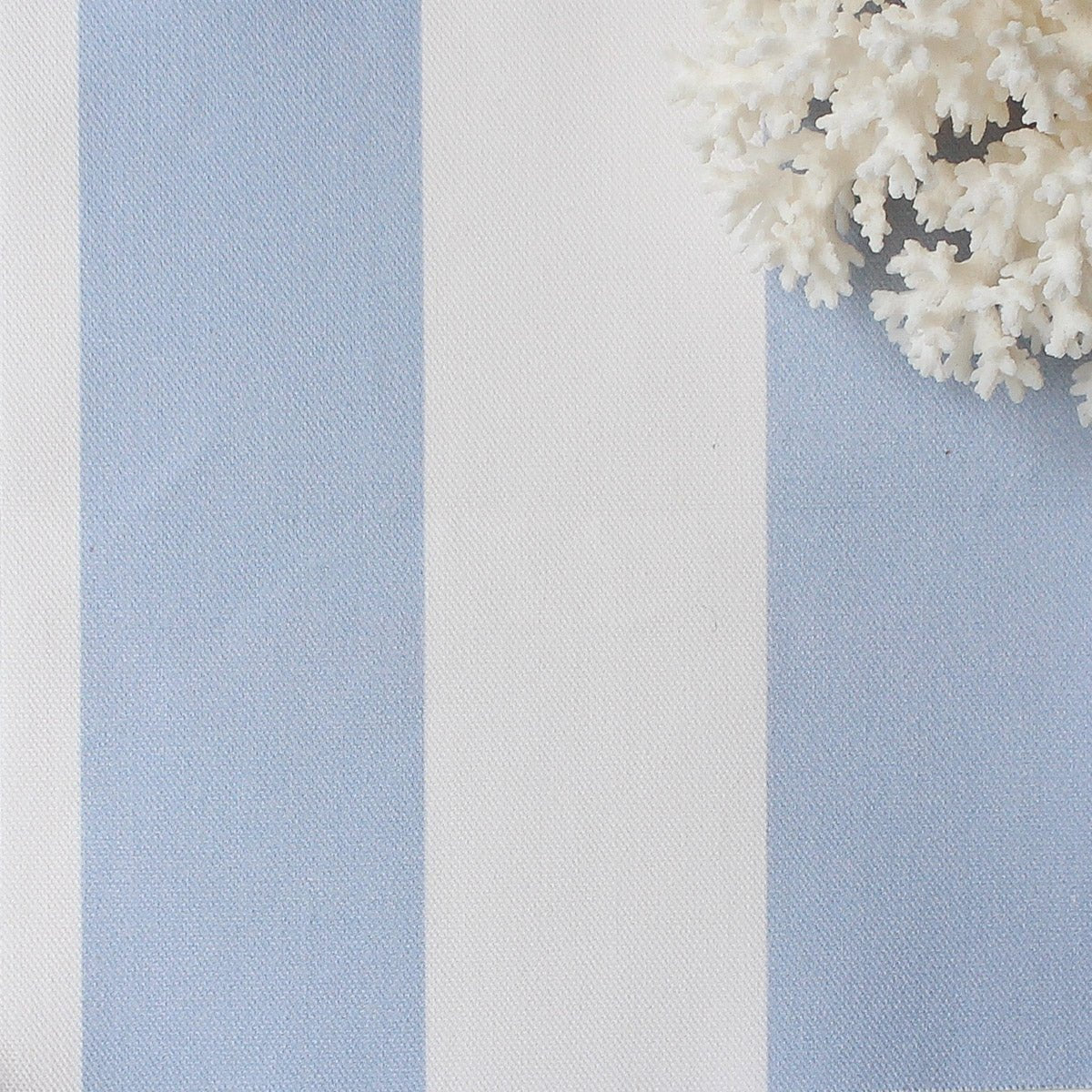 Awning Stripe Fabric - Cornflower - Hydrangea Lane Home