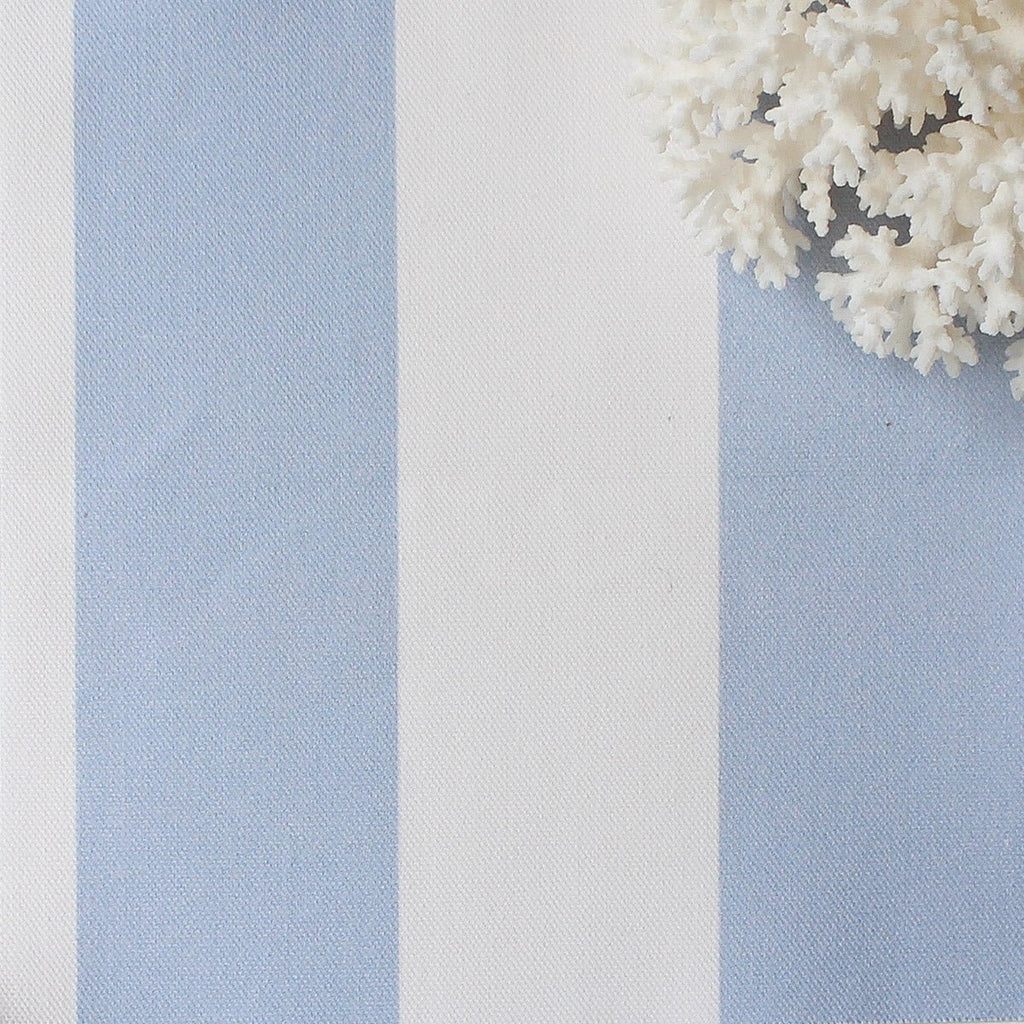 Awning Stripe Fabric - Cornflower - Hydrangea Lane Home